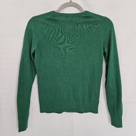 Button-Up Cardigan Green sweater Lightweight - Picture 2 of 6